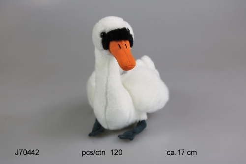 70442 Игрушка мягконабивная Лебедь 17см