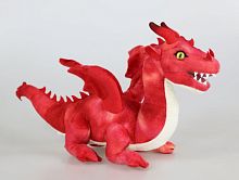 90366 Игрушка мягконабивная Дракон красный 40см